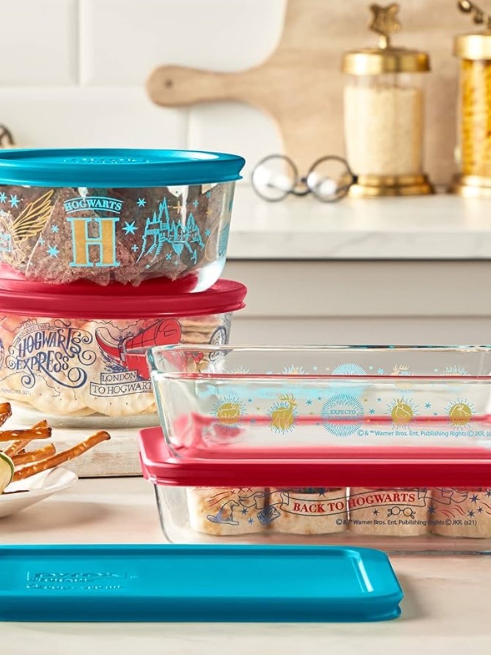 Pyrex Harry Potter 8-Piece Glass Storage Set - Picture 6 of 6